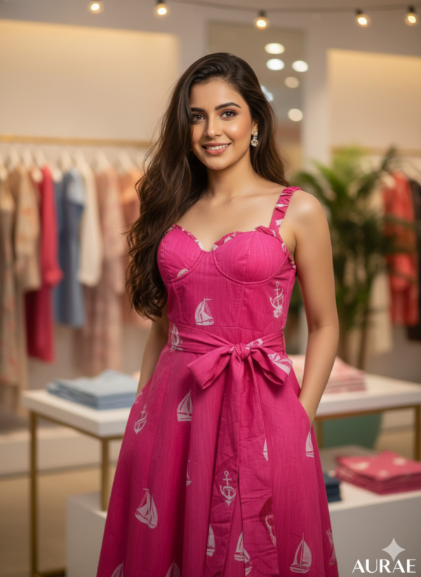 ROSE VELVET Vestido Largo Princesa Rosa