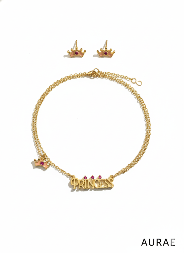 FINART COLLAR Y PENDIENTES PRINCESS