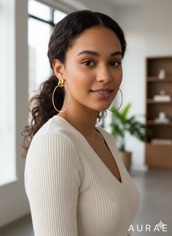 NICE PENDIENTE ARGOLLA GRANDE