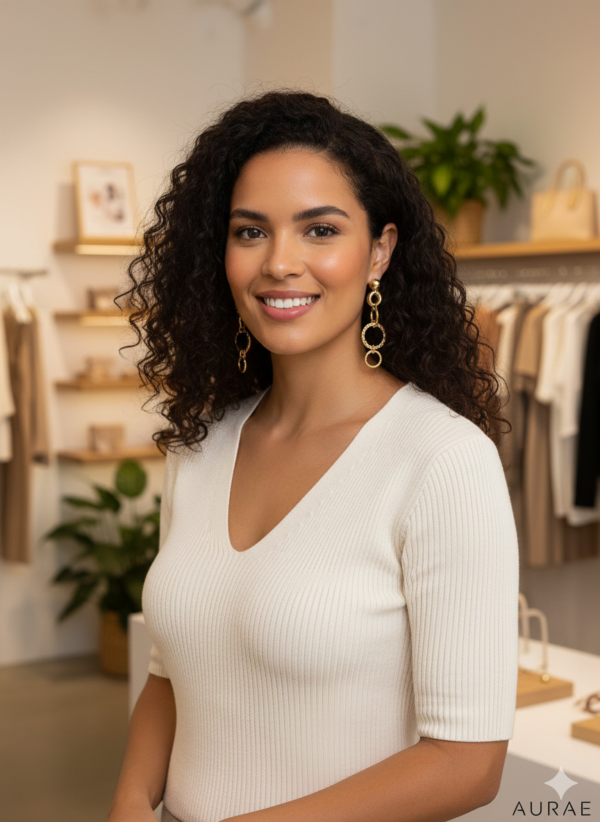 NICE PENDIENTE AROS LARGOS