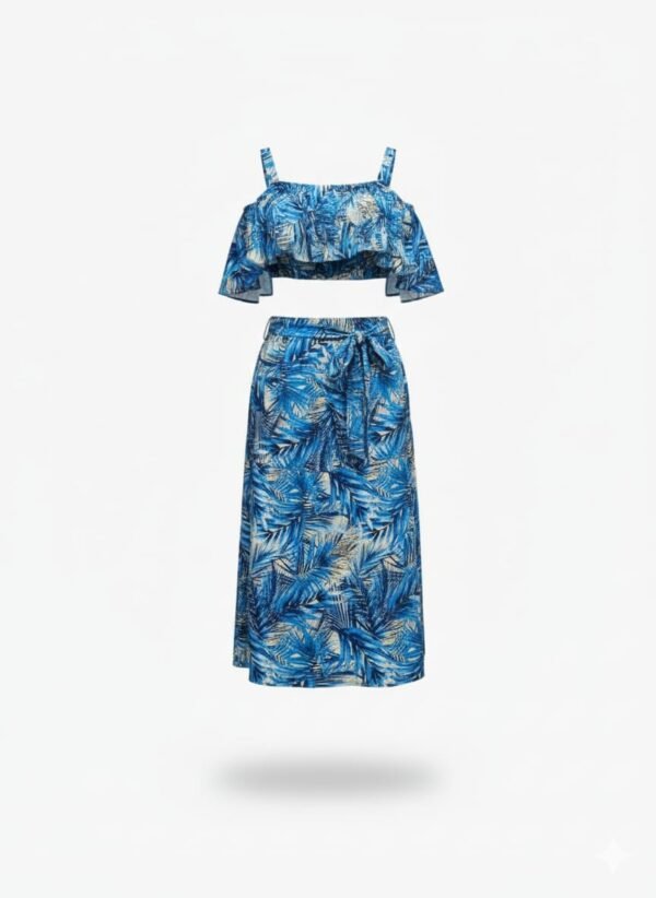 OKBOTH CONJUNTO FALDA AZUL